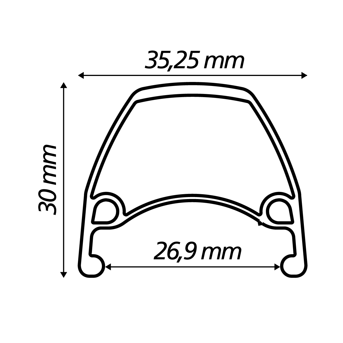 Perfil - Aro Viper VPR Max DH Disc Camaleão